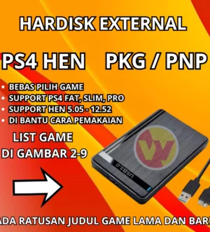 Hardisk External PS4 HEN Bonus Fullgame Hits Terbaru