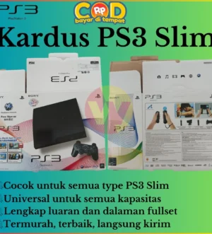 dus ps3 slim box playstation 3 slim luaran dan dalaman