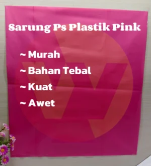 SARUNG PS SELIMUT PLAYSTATION BAHAN PLASTIK / COVER PS WARNA PINK