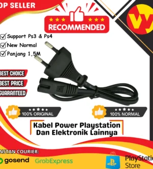 Kabel Power Angka 8 / Kabel Power Elektronik Lubang 2