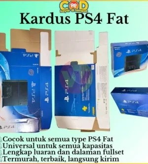 Dus PS4 FAT Box PlayStation 4 FAT Kardus PlayStation 4 FAT Luaran dan Dalaman