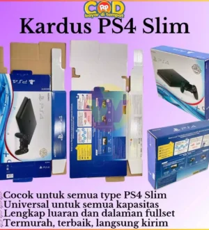 dus PS4 SLIM box PlayStation 4 SLIM dus PlayStation 4 SLIM luaran dan dalaman