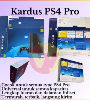 Dus PS4 PRO Box PlayStation 4 PRO Kardus PlayStation 4 PRO Luaran dan Dalaman