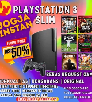 SONY PS3 SLIM Playstation 3 slim fullgame terbaru bebas request games firmware terbaru