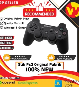 STIK PS3 OP / Stik Ps3 Original Pabrik wireless + cas